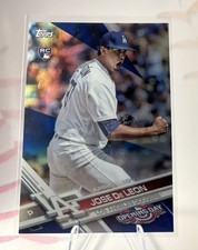 2017 Topps Opening Day - Rainbow Blue Foil #82 Jose De Leon (RC) Dodgers