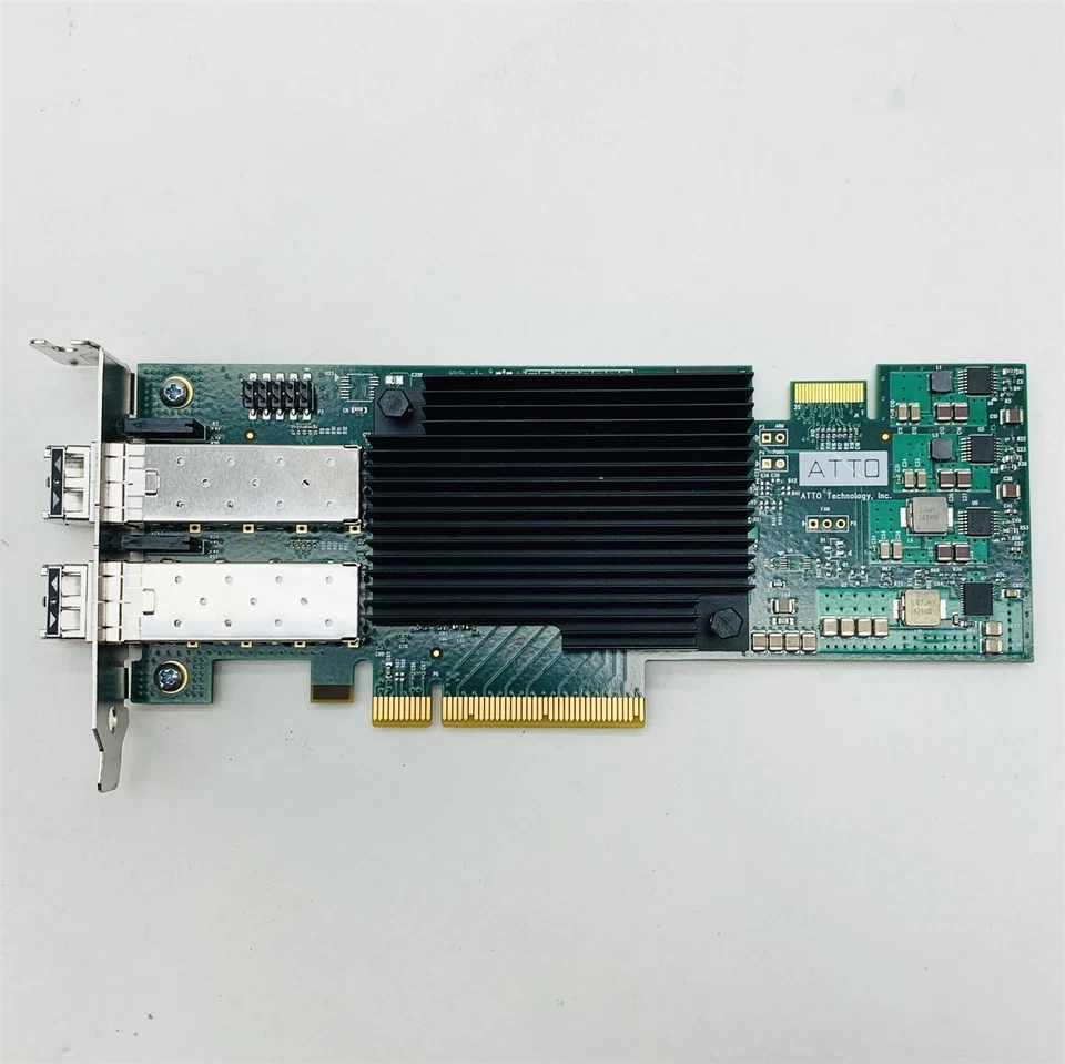 ATTO Celerity FC-162E 2-Port Gen 5 16Gb Fibre Channel HBA PCIe LP Network Card - Image 3 of 4
