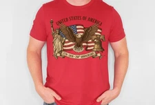 250th Anniversary T-shirt Military Veteran American Pride Men's Tee