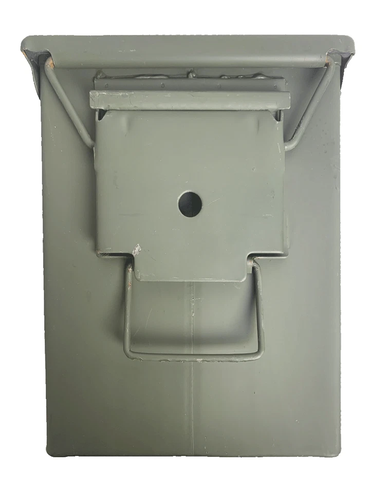 GRADE 1 FAT 50 CAL PA108 SAW BOX EMPTY AMMUNITION AMMO CAN. RARE - Image 3 of 3