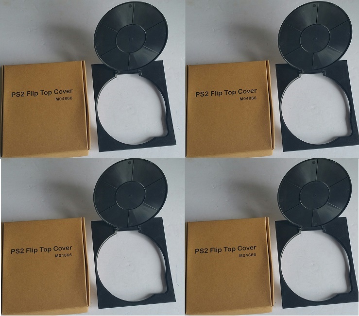 4 NEW REPLACEMENT PART FLIP TOP COVER LID FOR PS2 PLAYSTATION 2