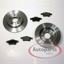 Bremsscheiben Ø 280 mm  + Bremsbeläge hinten für Volvo V40