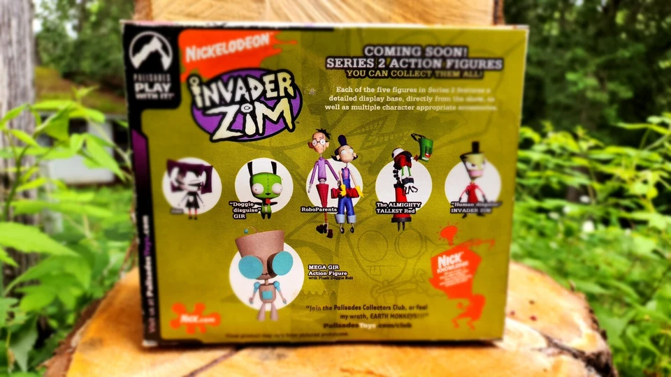 Juego de figuras de disfraz Palisades Invader Zim Old Man. Wizard World 2005 exclusivo Foto 2 de 2