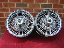 Tur-spoke 14x6 Chrome Wire Wheels 5x4.5 Bc Ford Mopar Amc