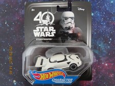 Star Wars 40th Anniversary Storm Trooper Hot Wheels Character Car A New Hope HW4