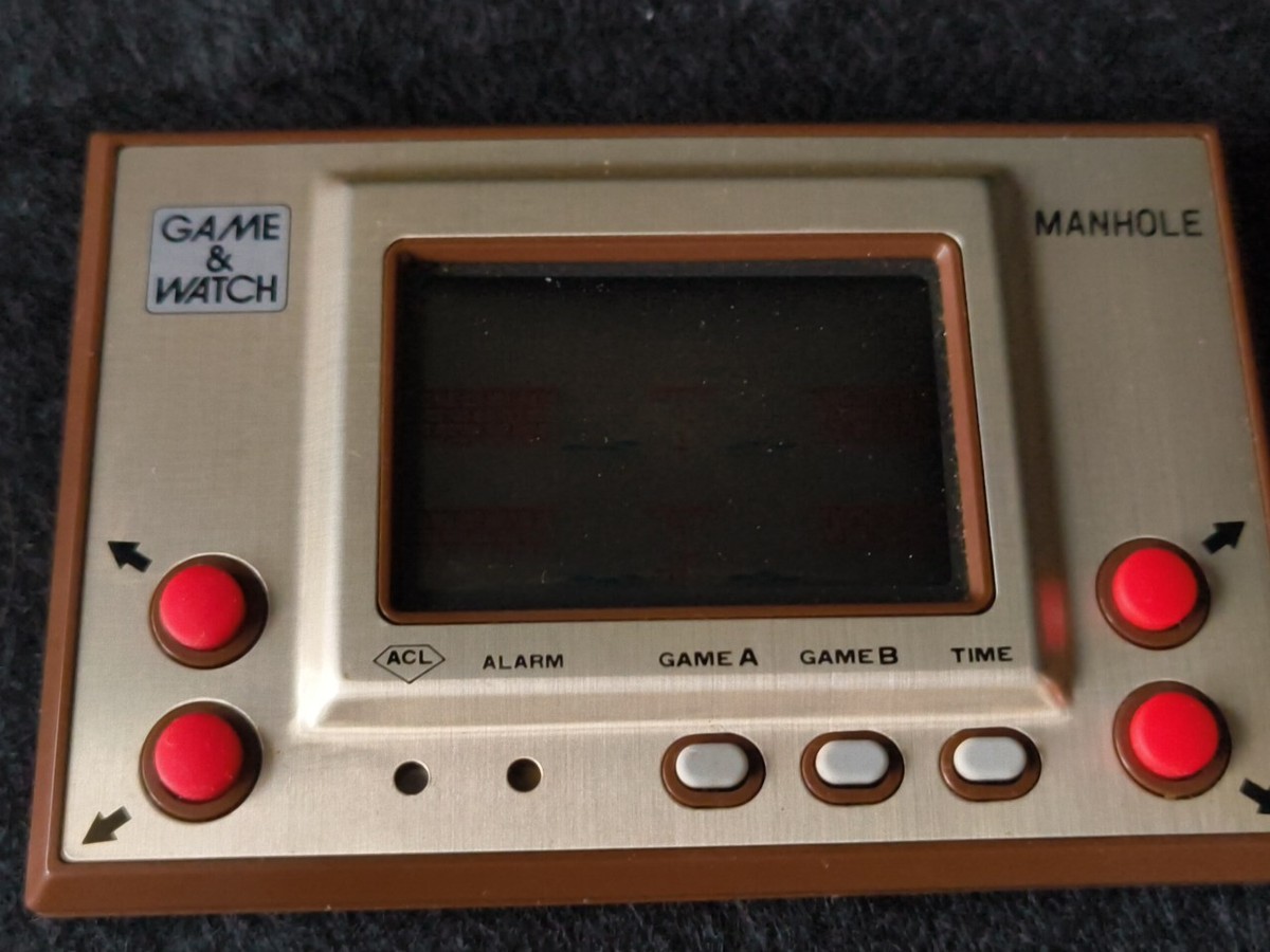 Vintage Nintendo Game & Watch Manhole (utility hole) Handheld game