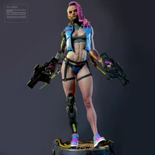 1/24 Resin Punk Girl Killer Unassembled Unpainted td-4205