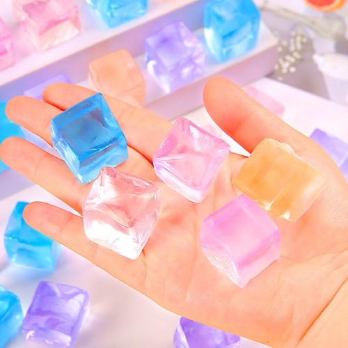 24Pcs Stress Balls Fidget Toys Adults Ice Cube Squeeze Toys - Square Squeeze ... - Picture 5 of 7