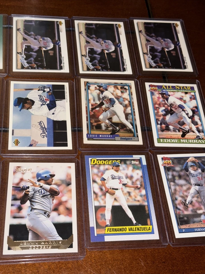 Lote 135+ Tarjetas de Béisbol de Los Angeles LA Dodgers Eddie Murray Pedro Ramón Martínez Foto 4 de 4