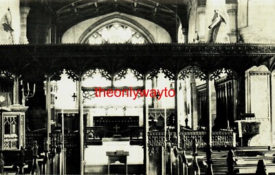 Alte Radnor Kirche, Leinwand, Powys, Wales, Postkarte