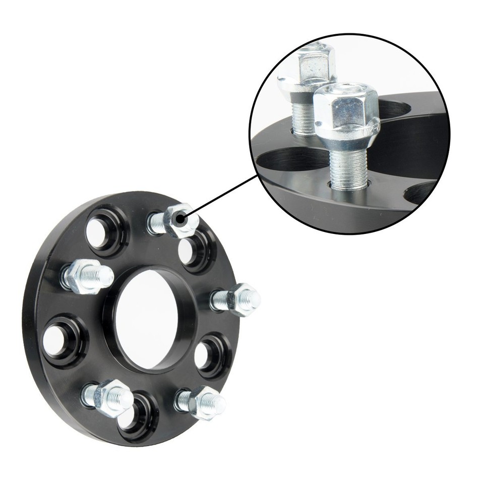 2x 20mm wheel spacers 5x100mm 12x1.25 studs 56.1 For Subaru Saab 92X