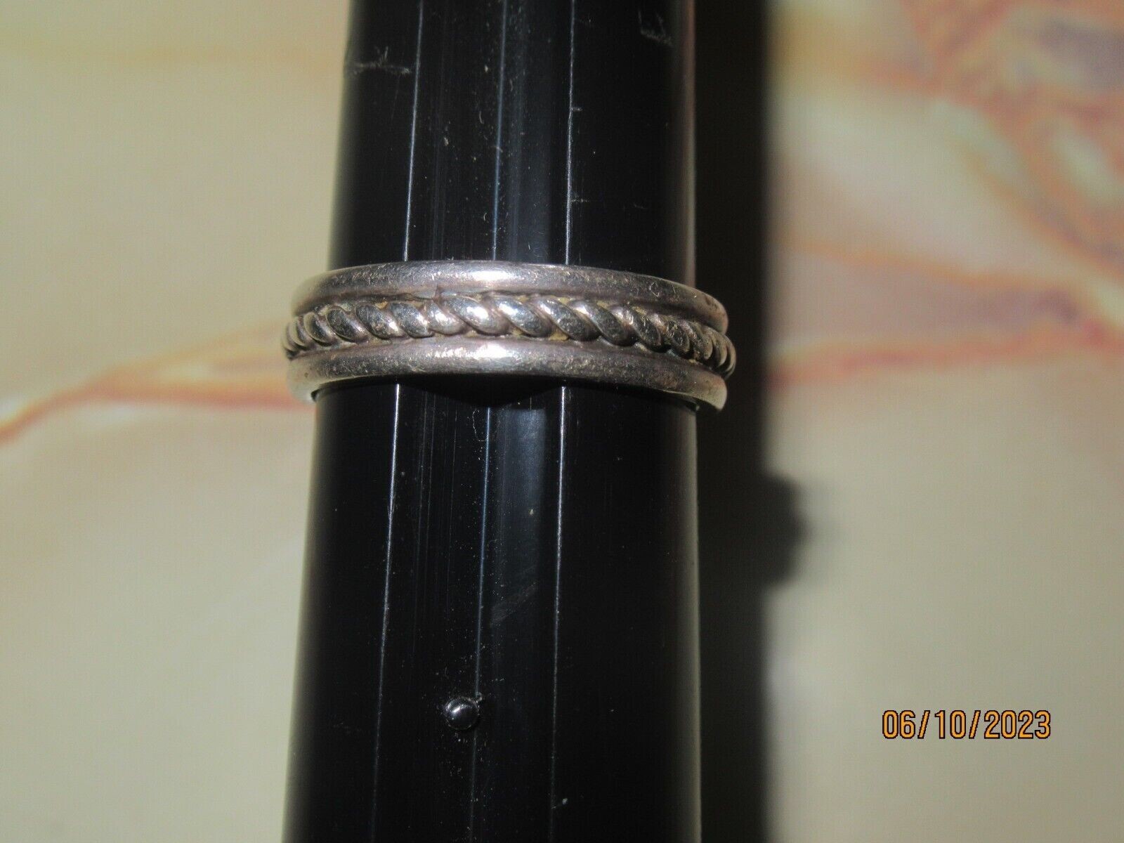 TRIPLE SOLID ROPE DESIGN STERLING SILVER WEDDING … - image 11