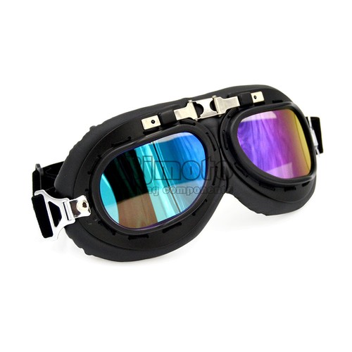 Aviator Pilot Cruiser Motorcycle Bicycle Scooter ATV Goggles Eyewear Glasses - Foto 9 di 26