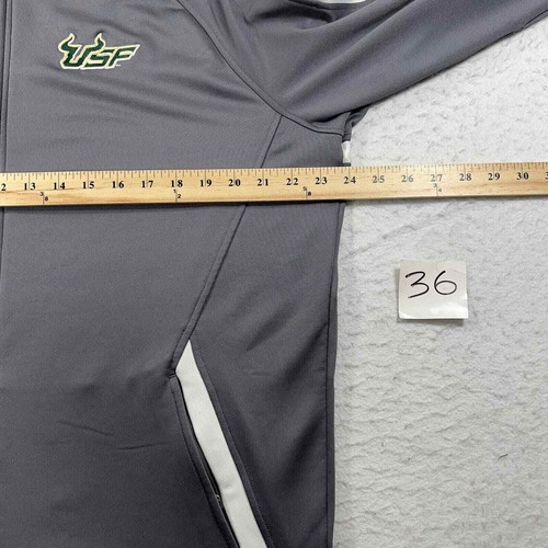 Under Armour USF Bulls Men's Medium Full Zip Gray Sweatshirt International Bowl - Picture 8 of 12