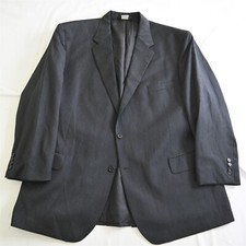 Jos A Bank 50R Gray 100 Wool Mens Blazer Sport Coat Suit Jacket
