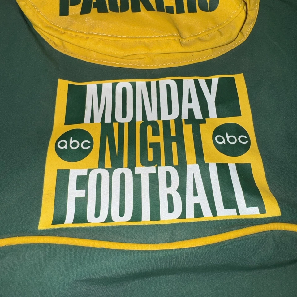 Vintage Green Bay Packers Monday Night MNF Hat Sak NFL Back Pack Bag 15x11x4 - Image 4 of 4