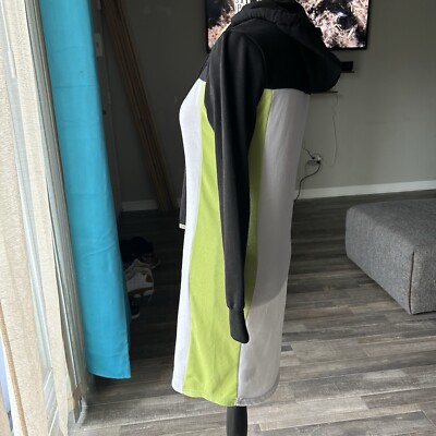 Hipster Hoodie Dress Fleece Long Sleeve White/Black/Lime Neon Green Sz Xs 1 Soft | eBay Hipster Hoodie Dress Fleece Long Sleeve White/Black/Lime Neon Green Sz Xs 1 Soft | eBay