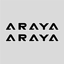 Araya Rim Letters Black
