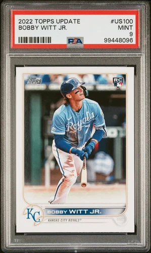 2022 Topps Update Series - Bobby Witt Jr. #US100 PSA 9