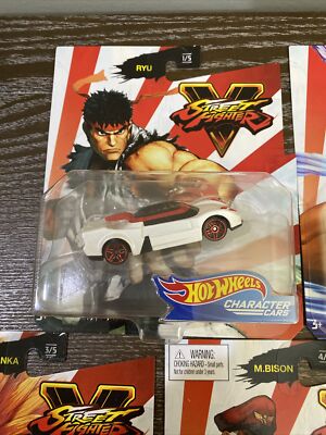 ホットウィール ストリートファイターV コラボ　キャラクターカー5台 Hot Wheels Street Fighter V Character Cars Set of 5 | eBay
