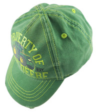 Property of John Deere Hat Cap Destres Toddler Stretch Green One Size 100 Cotton