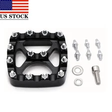 MX Style CNC Brake Pedal Pad Cover For Harley Softail Dyna Sportster XL1200 