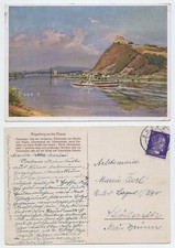 111448 - Bogenberg an der Donau - Künstlerkarte, gelaufen 10.7.1942