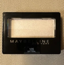 Maybelline New York Expert Wear Single Eyeshadow 10S Soft Pearl