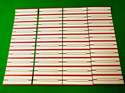 100 St. Titel-schilder/streifen für RockOla-Wurlitzer-NSM - Musikboxen-Jukeboxen