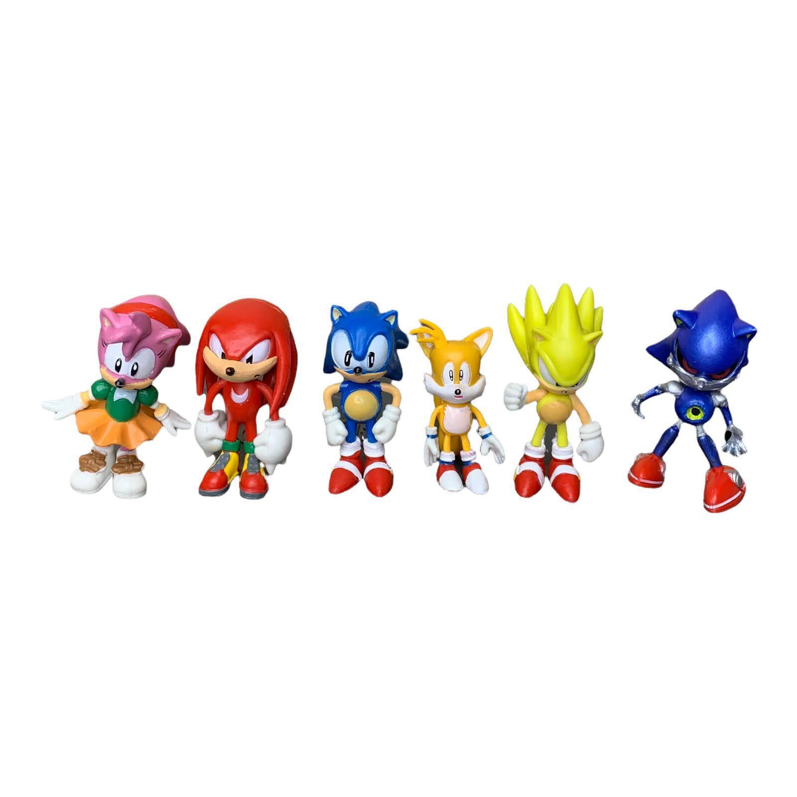 Sonic The Hedgehog Classic Collection Dr. Eggman, Kunckles, Sonic, Tails  Amy Exclusive 2.5 Action Figure 5-Pack Jakks Pacific - ToyWiz