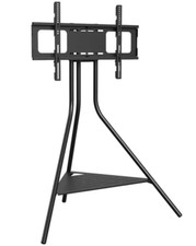 AVF Tripod Up To 65 Inch TV Stand - Black | Modern Television Mount Floor Stand