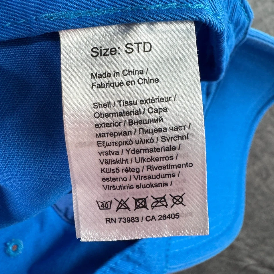 Helly Hansen Hat Adult OS Blue Logo Baseball Cap Adjustable Cotton Casual - Image 4 of 4