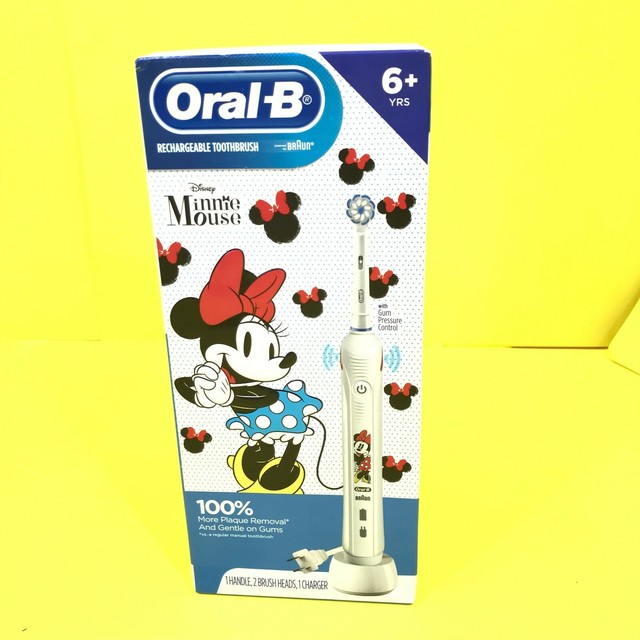 OralB Kids Electric Toothbrush Featuring Disney's Minnie Mouse 6 for