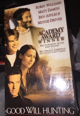 GOOD WILL HUNTING (VHS Tape 1998) Robin Williams  NEW SEALED RARE