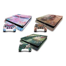 JENA DELLAGROTTAGLIA ANIMALS VINYL SKIN DECAL FOR PS4 SLIM CONSOLE  CONTROLLER