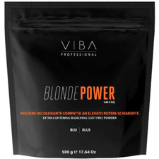 Viba Professional Blonde Bleaching Powder Permanent Dust Free Bleach Powder Blue