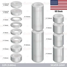 Roll Vinyl Pinstriping Pin Stripe Line Adhesive Tape Decal Sticker SILVER GRAY