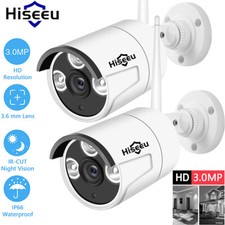 Lot Hiseeu 3MP IP Camera Waterproof Security Camera For Outdoor and Indoor Place