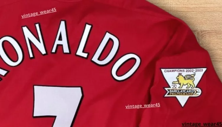 ウェア Manchester Utd 2004 CL RONALDO 7 + Patch ウェア Manchester Utd 2004 CL RONALDO 7 + Patch MANCHESTER