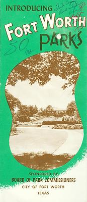 Tourist Guide Brochure Fort Worth Parks Texas Photos Zoos Playgrounds c1958