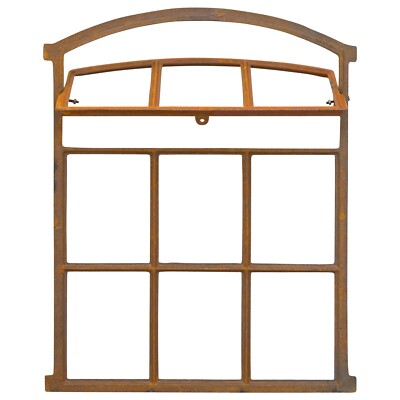 Fenêtre En Fer Forgé Style Antique - Ouverture à La Française - 71cm - Aubaho