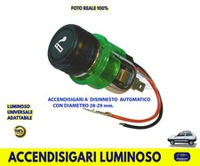 Accendisigari auto Universale Fiat Panda Sisley Luminoso Scatto Kit Per da in 