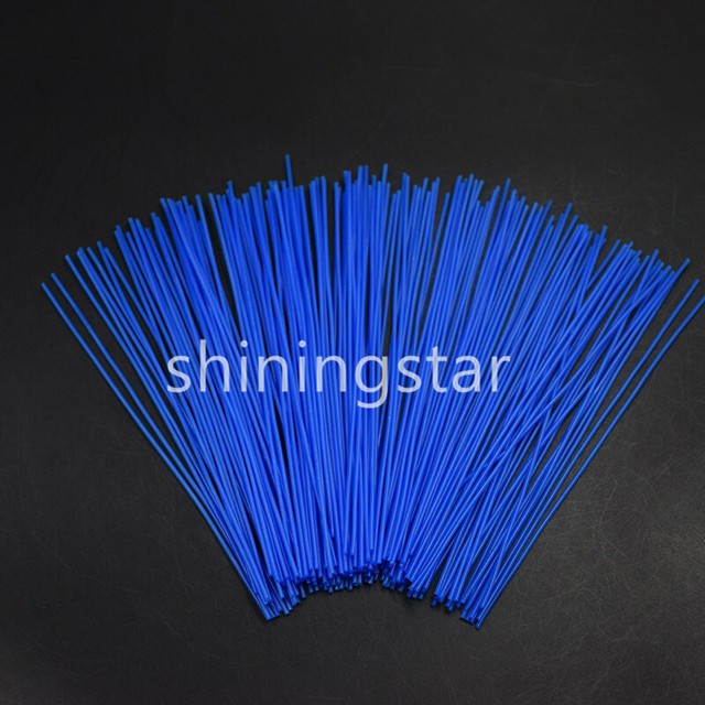 100 Pcs/Box Orthodontic Dental Wax Line Lab Sprue Wax Lines Stick Blue
