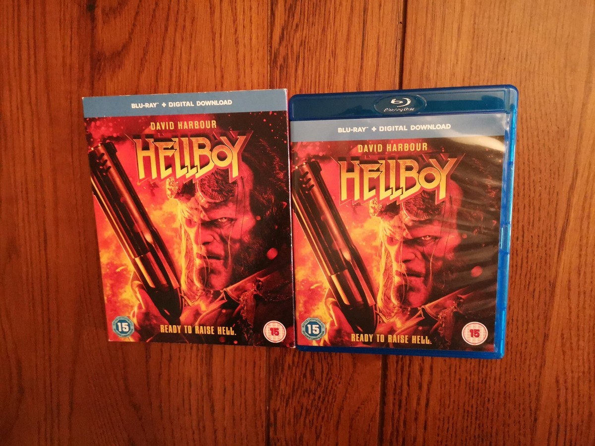 BLU-RAY HELLBOY (2019) READY TO RAISE HELL. SLIP SLEEVE EDITION