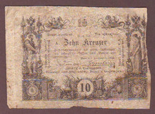 AUSTRIA   10 Kreuzer 1860