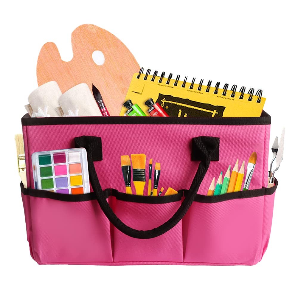 Desktop Tote and Stock Organize, Multiple Pockets Teacher Helper Tote Bag Org...