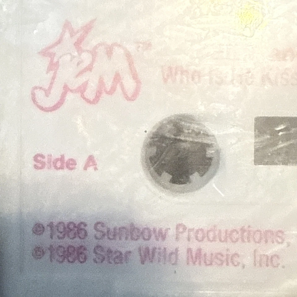 1986 Hasbro Jem And The Holograms Sealed Cassette Tape - Who Is He Kissing NIP - Image 3 of 4