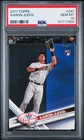 2017 Topps Aaron Judge #287 Fielding RC Base | Rookie Card RC | Yankees | PSA 10