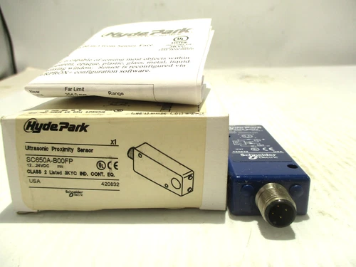 NEW HYDE PARK SC650A-B00FP ULTRASONIC PROXIMITY SENSOR