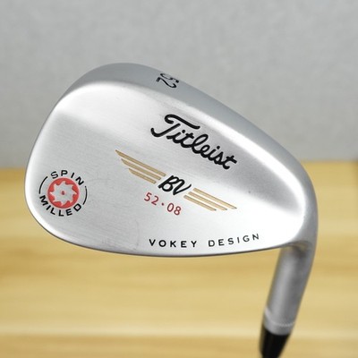 Titleist BV Vokey Design Wedge 52-08 Spin Milled Sand Wedge Steel
